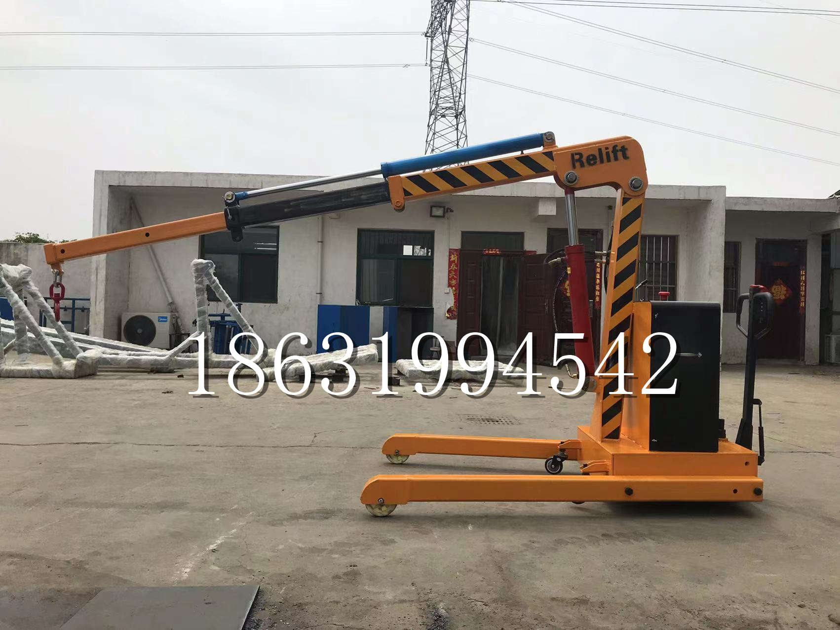 廊坊市久征定做3吨三轮随车吊 农用园林绿化移树吊 平板工程用小吊机