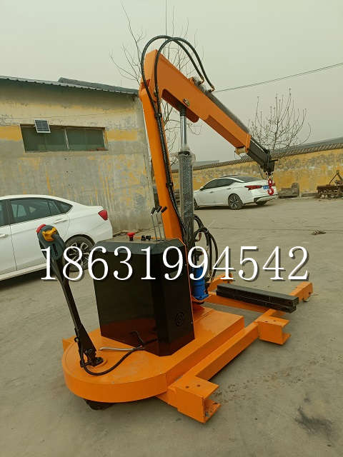 廊坊市自卸车厢随车吊 自制轮式四不像起重机 四驱平板吊 5吨 贵盛